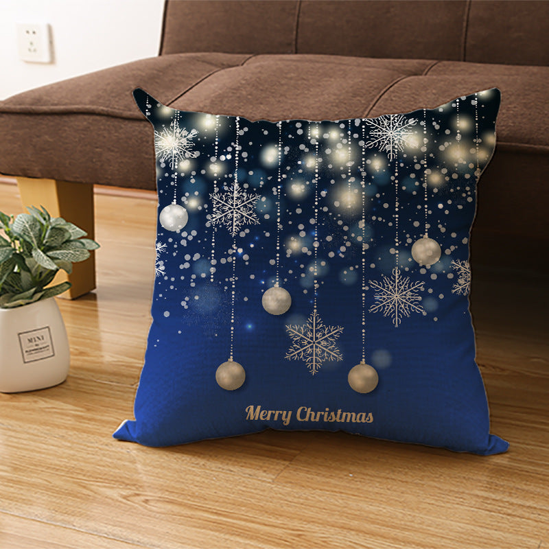 KTX-543251 Cartoon Anime Style Linen Pillowcase Cover - 45x45cm Cushion Cover with PP Cotton Filling