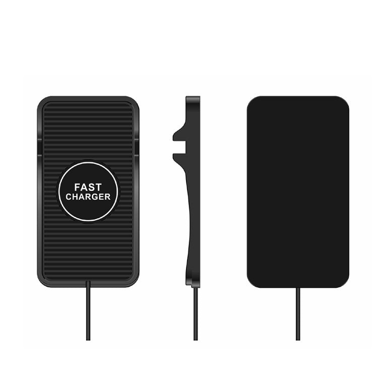 KTX-546707 Wireless Car Charging Pad with Quick Charge Capability - Input 5V/2A, 9V/1.67A, 5W/7.5W/10W Output, Compact Design