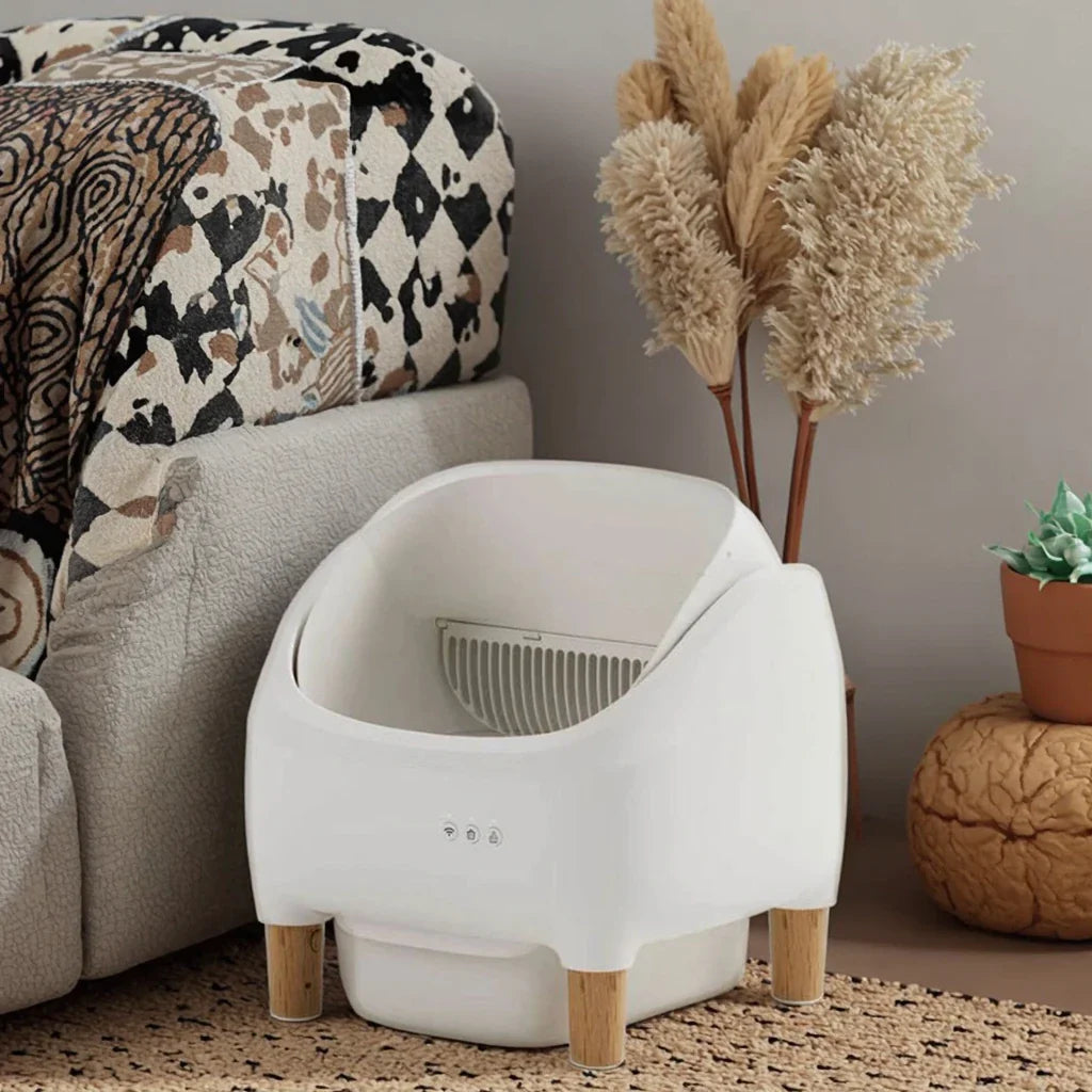 KTX-547091 Automatic Smart Cat Litter Box with Odor Control and Fresh Air Purification