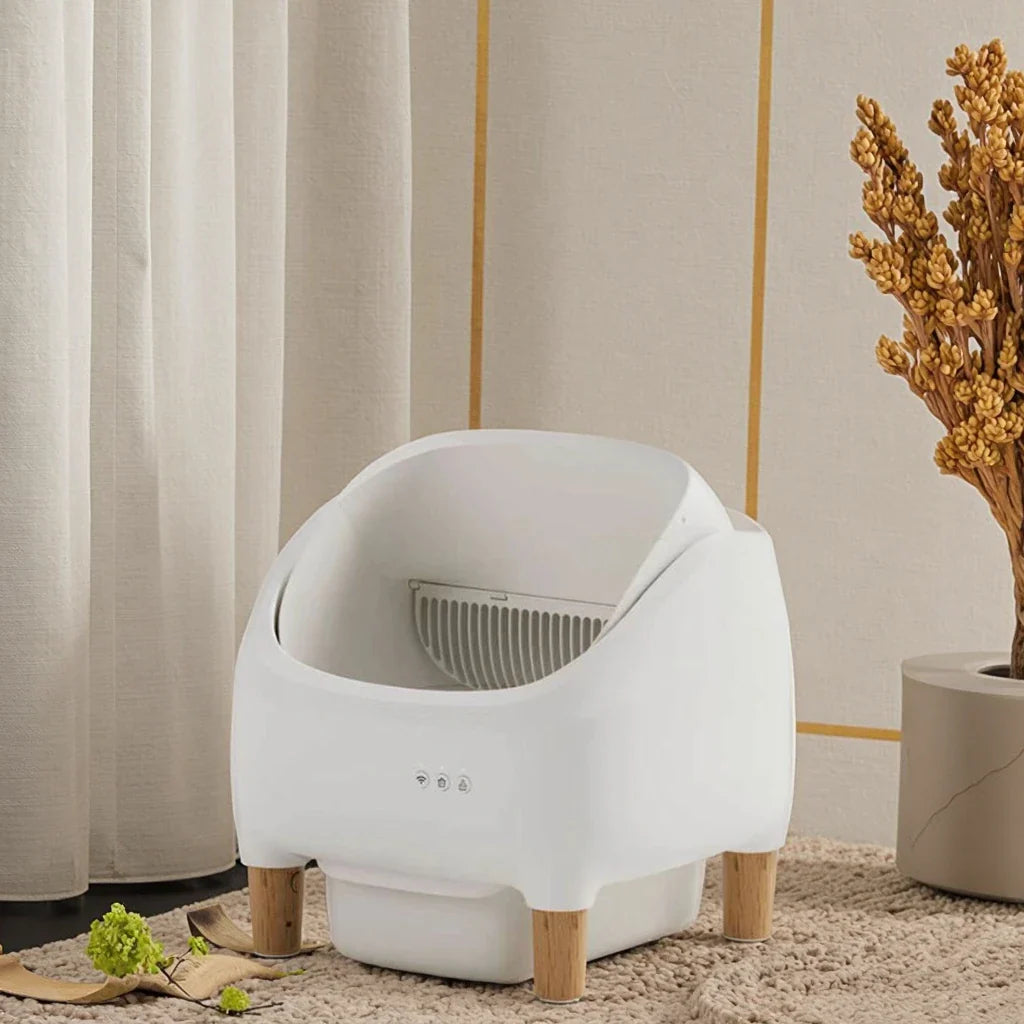 KTX-547091 Automatic Smart Cat Litter Box with Odor Control and Fresh Air Purification