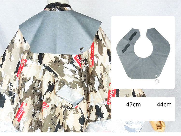 KTX-547219 Hairdressing Shoulder Pads for Hair Cutting and Dyeing - 48cm x 45cm Shawl for Barbers and Stylists