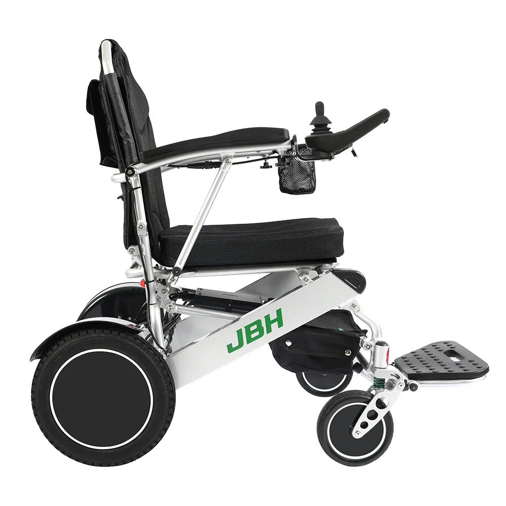 KTX-548819 Lightweight Electric Wheelchair with 150 kg Capacity, Foldable Aluminum Design for Elderly and Disabled Use