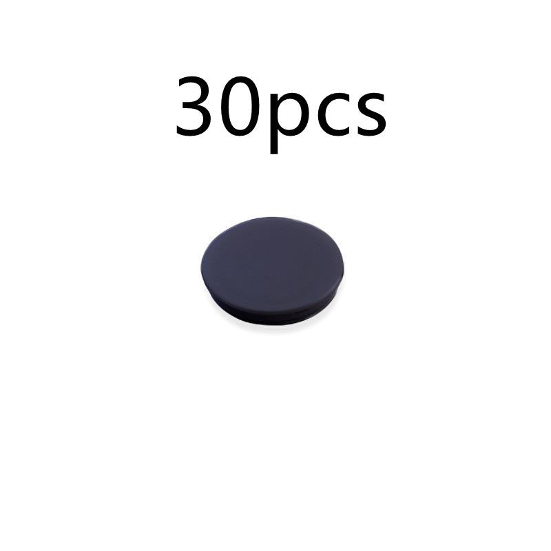 KTX-549011 Sleek Diamond-Studded Silicone Ring Bracket Mobile Phone Airbag Holder in Black and White