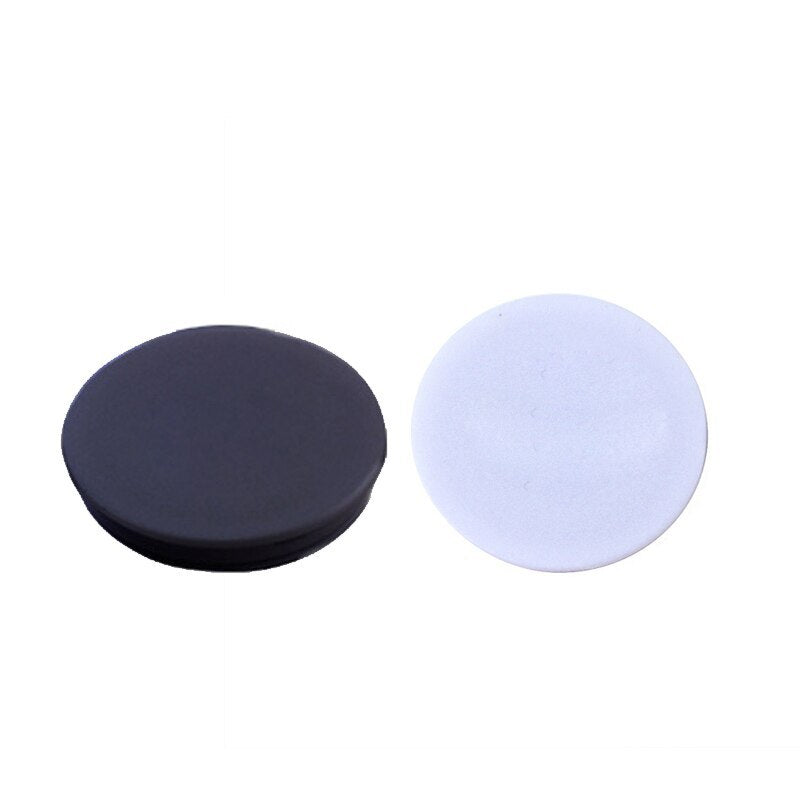 KTX-549011 Sleek Diamond-Studded Silicone Ring Bracket Mobile Phone Airbag Holder in Black and White