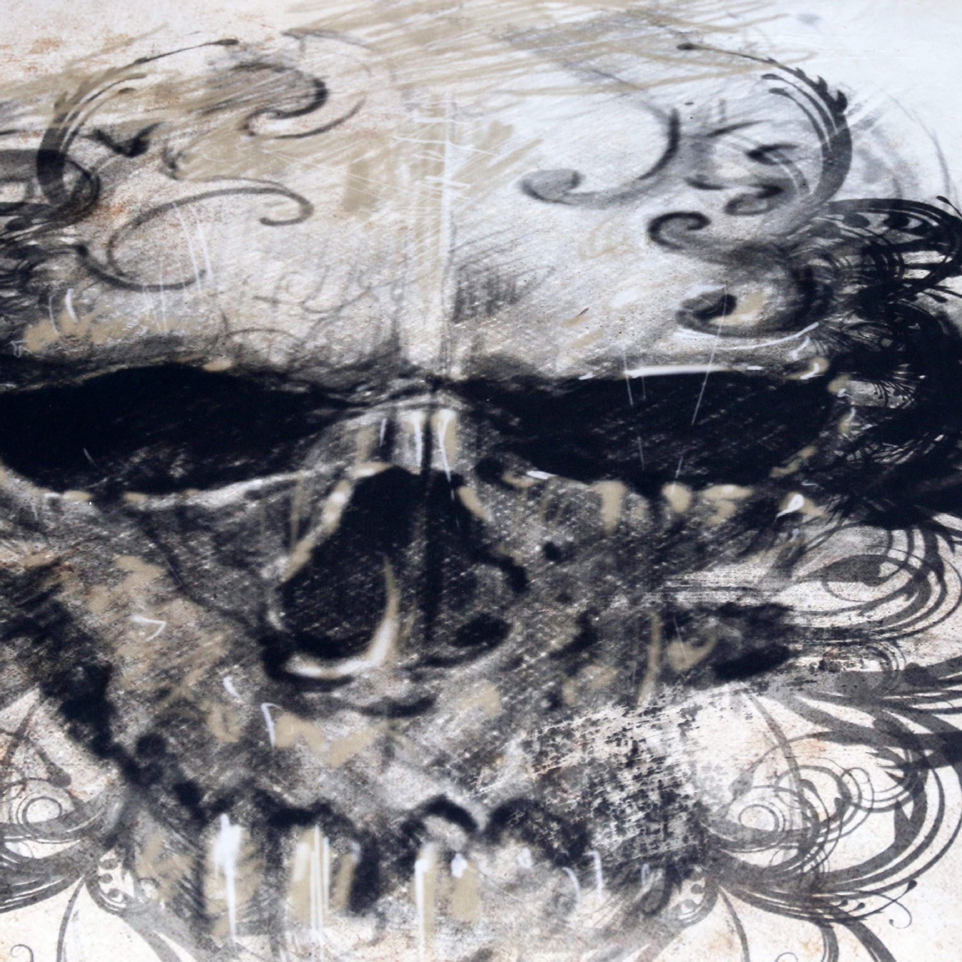 KTX-550099 Black Polyester Three-Piece Bedding Set with Quilt Cover