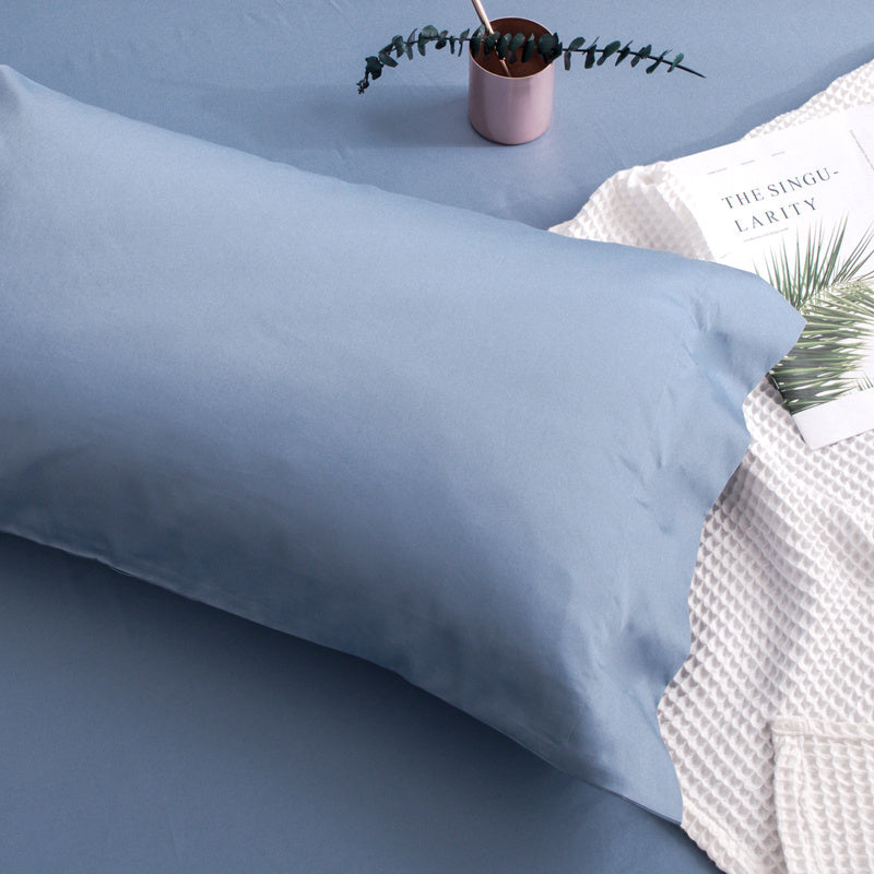 KTX-550419 Long-Staple Cotton Satin Pillowcase - Soft Single Pillowcase in Various Colors