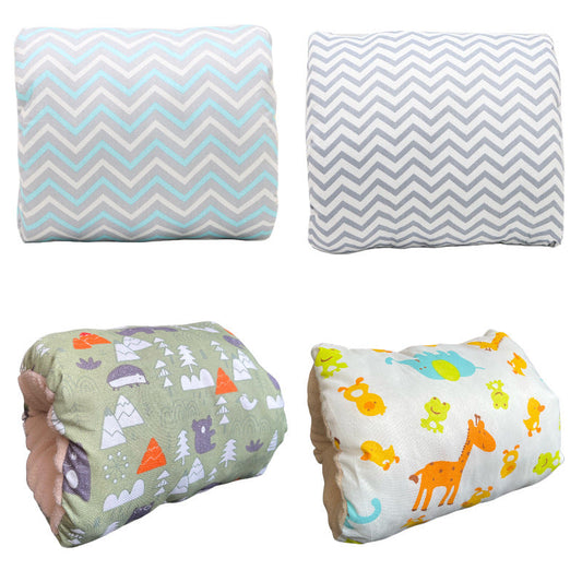 KTX-550931 Cotton Fleece-Lined Nursing Pillow Sleeve for Infants in Various Modern Designs