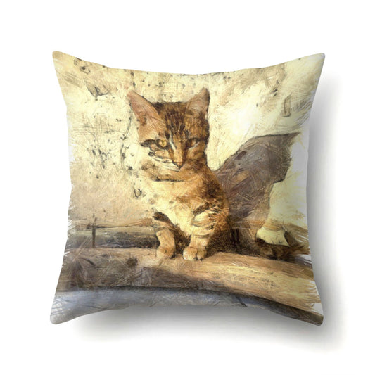 KTX-550931 Soft Polyester Velvet Pillowcase Cover - 45x45 cm