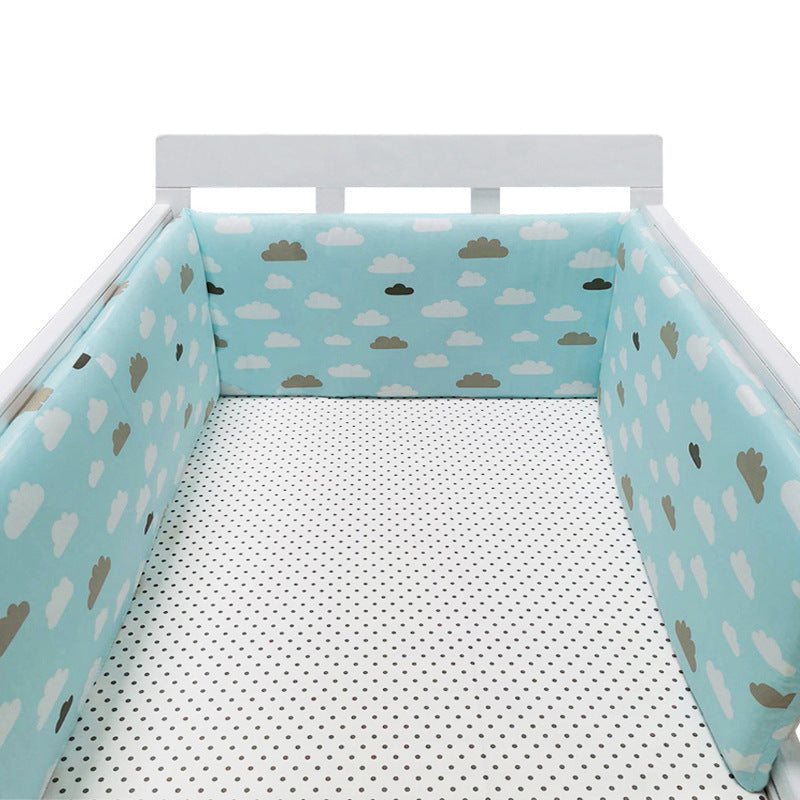 KTX-551059 Baby Four Seasons Pure Cotton Bed Fence, Anti-Fall Design, Safe and Comfortable 200x30 cm