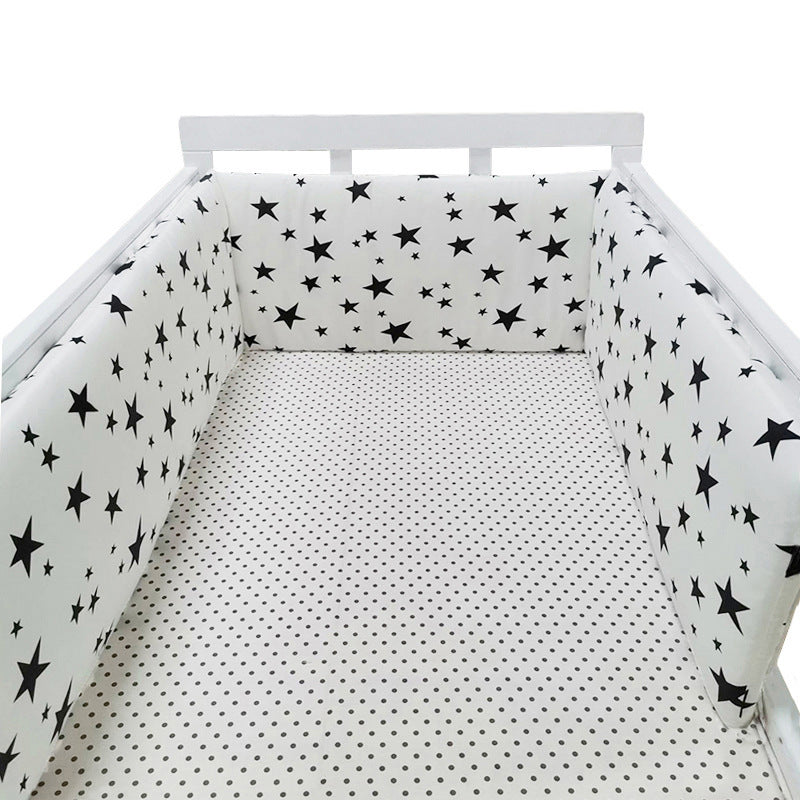KTX-551059 Baby Four Seasons Pure Cotton Bed Fence, Anti-Fall Design, Safe and Comfortable 200x30 cm