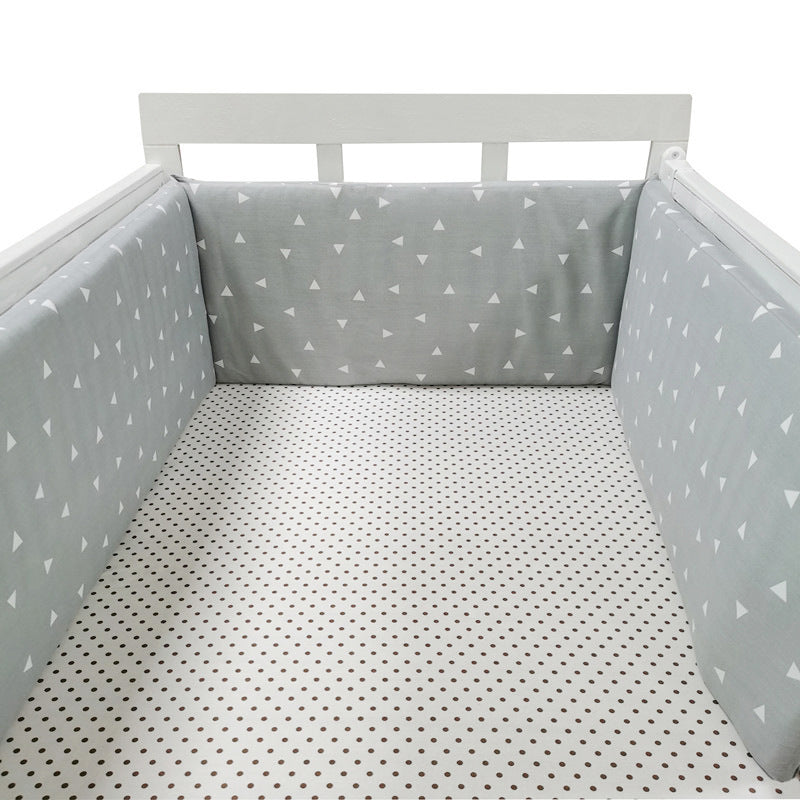 KTX-551059 Baby Four Seasons Pure Cotton Bed Fence, Anti-Fall Design, Safe and Comfortable 200x30 cm