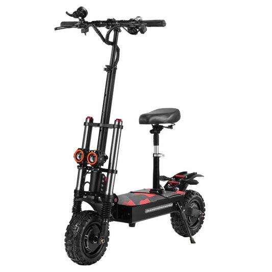 KTX-551123 6000W Dual Motor Electric Scooter with 38Ah Battery, 120km Range, 11-Inch Tires, Foldable Design