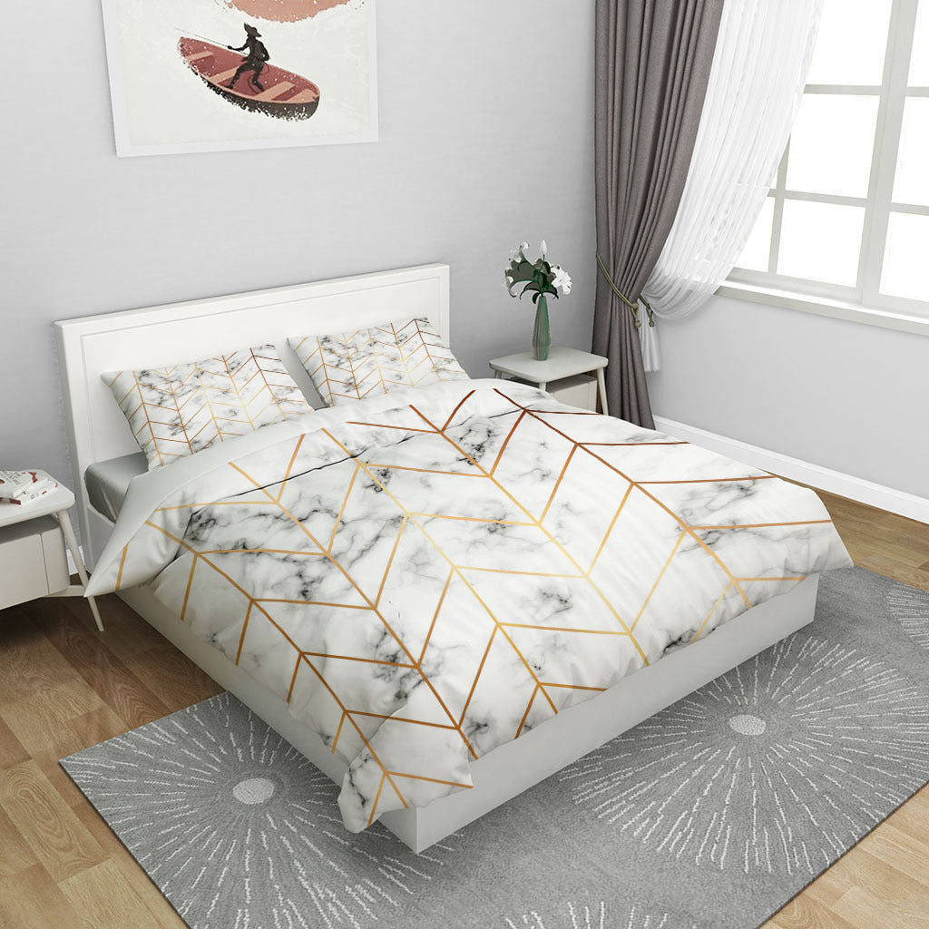 KTX-551251 3D Digital Print Bedding Set in Floral Design - Available in Multiple Sizes and Pieces
