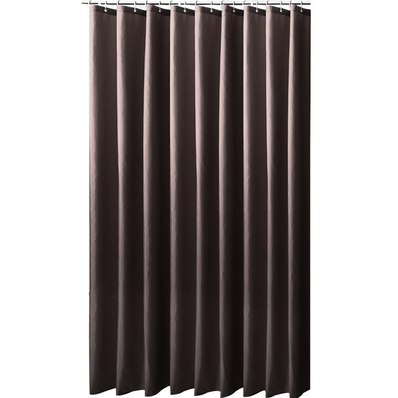 KTX-551955 Waterproof Brown Shower Partition Curtain - Various Sizes Available