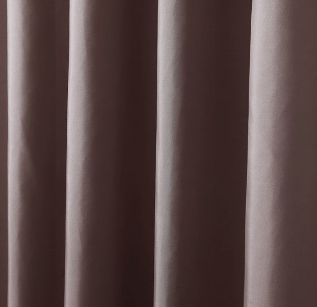 KTX-551955 Waterproof Brown Shower Partition Curtain - Various Sizes Available