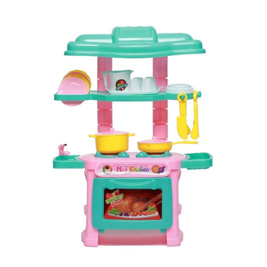 KTX-552083 Mini Kitchen Cooking Play Set for Kids – 48-Piece Pretend Play Toy Set