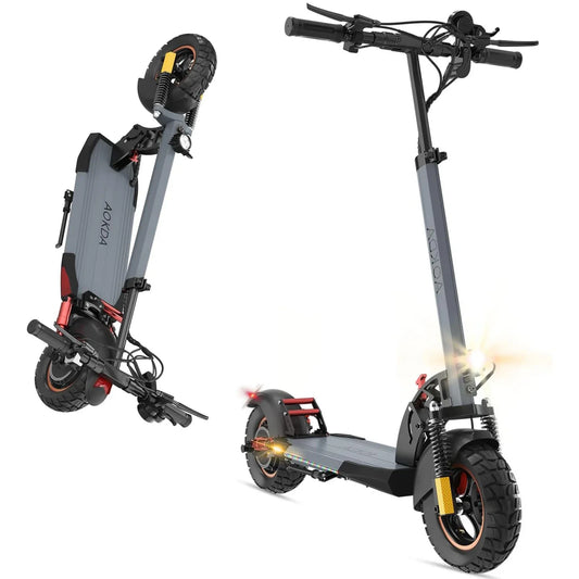 KTX-552275 Foldable 10-Inch Electric Scooter with 800W Motor, Max Speed 45 km/h, Dual Suspension, Lightweight & Waterproof for Youth and Adults