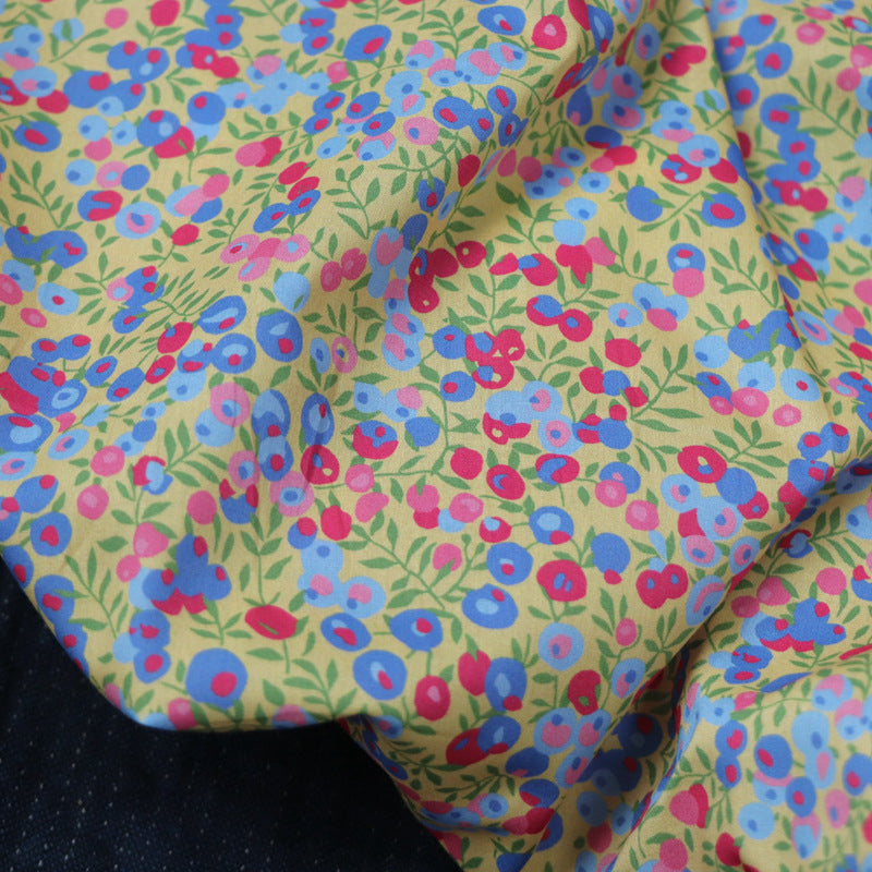 KTX-553235 Digital Printed Cotton Fabric for Women's Apparel - 100% Cotton, 145cm Width