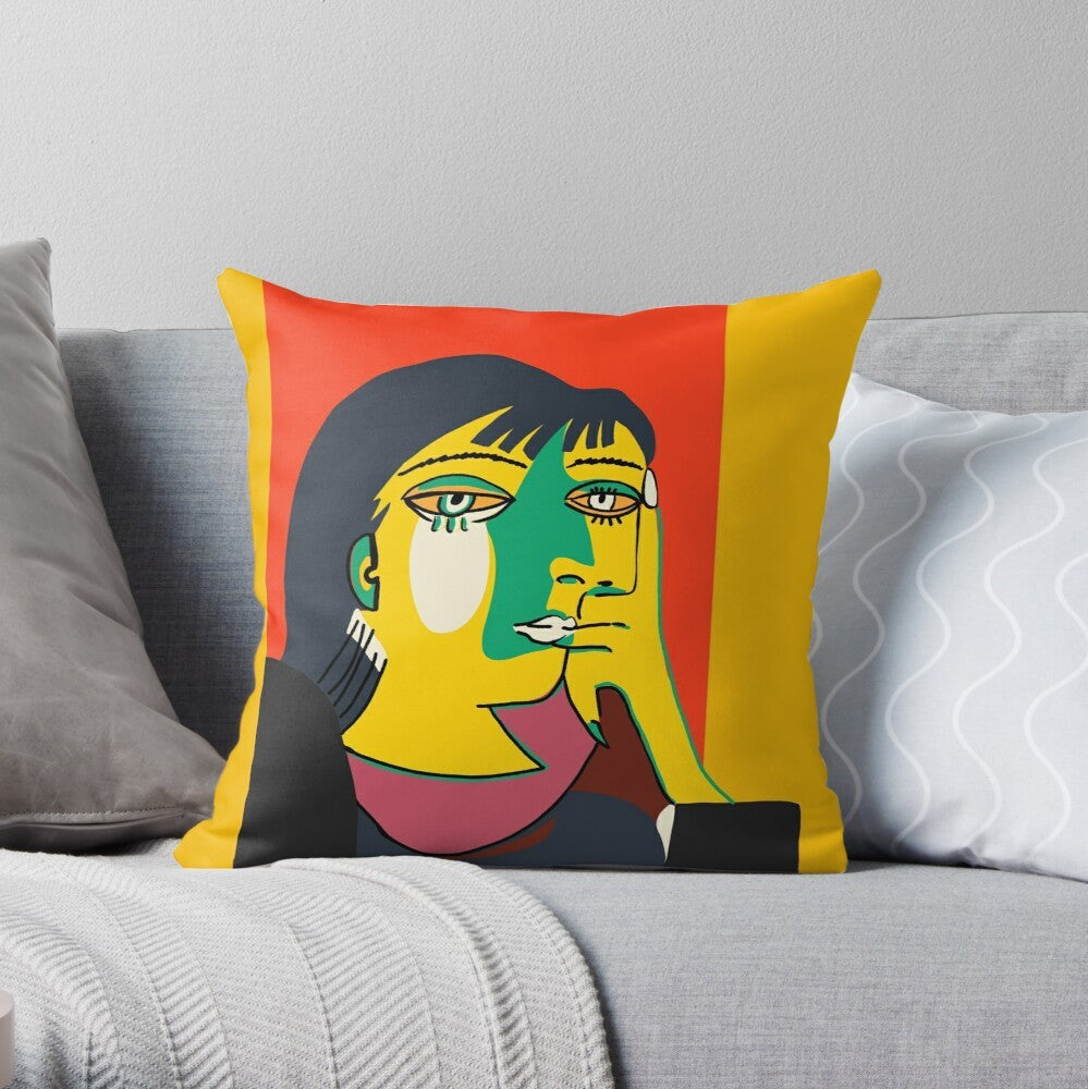 KTX-553875 Modern Minimalist Cotton and Linen Sofa Cushion Cover - 45x45cm Pillowcase