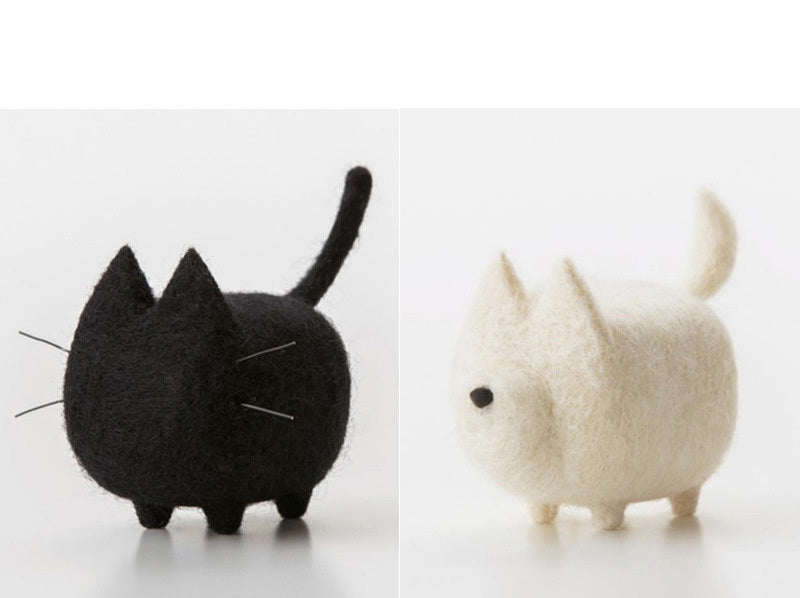 KTX-554387 DIY Cartoon Wool Felt Doll Kit with Accessories for Kids – Non-Finished Needle Felting Projects