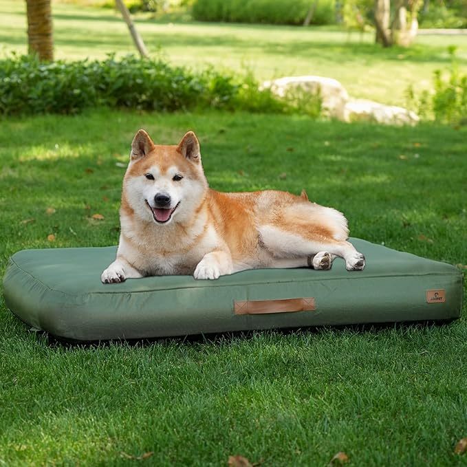 KTX-557139 Inflatable Waterproof Dog Bed with Non-slip Base and Easy Clean Oxford Fabric for Summer Travel