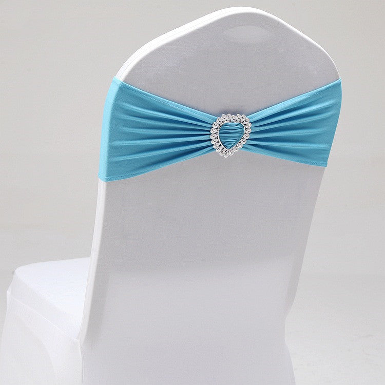 KTX-560211 Heart-Shaped Elastic Chair Cover with Clip for Backrest 36-48cm
