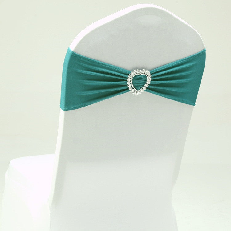 KTX-560211 Heart-Shaped Elastic Chair Cover with Clip for Backrest 36-48cm