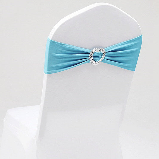 KTX-560211 Heart-Shaped Elastic Chair Cover with Clip for Backrest 36-48cm