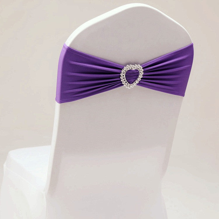 KTX-560211 Heart-Shaped Elastic Chair Cover with Clip for Backrest 36-48cm