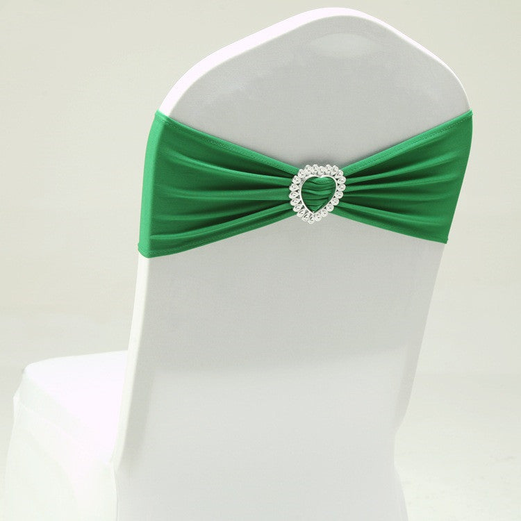 KTX-560211 Heart-Shaped Elastic Chair Cover with Clip for Backrest 36-48cm