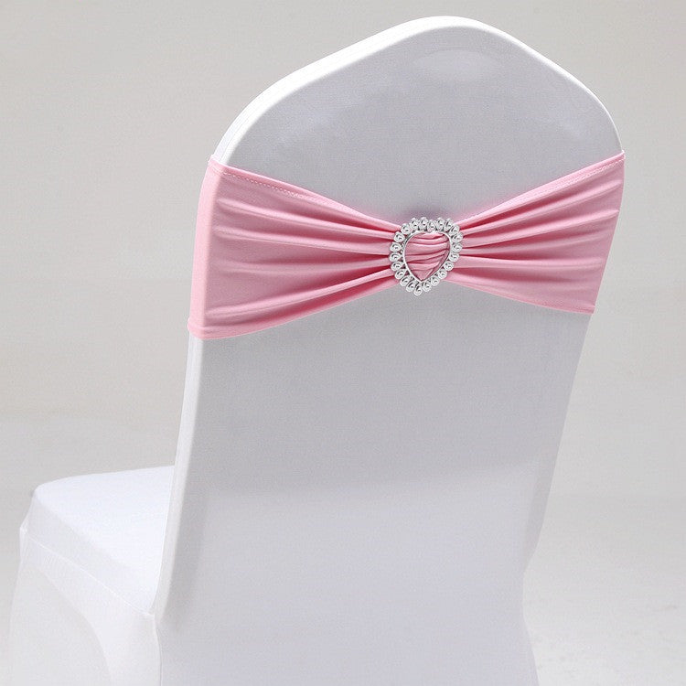 KTX-560211 Heart-Shaped Elastic Chair Cover with Clip for Backrest 36-48cm