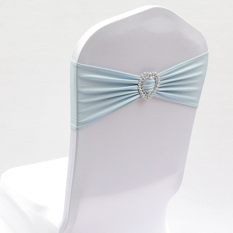 KTX-560211 Heart-Shaped Elastic Chair Cover with Clip for Backrest 36-48cm