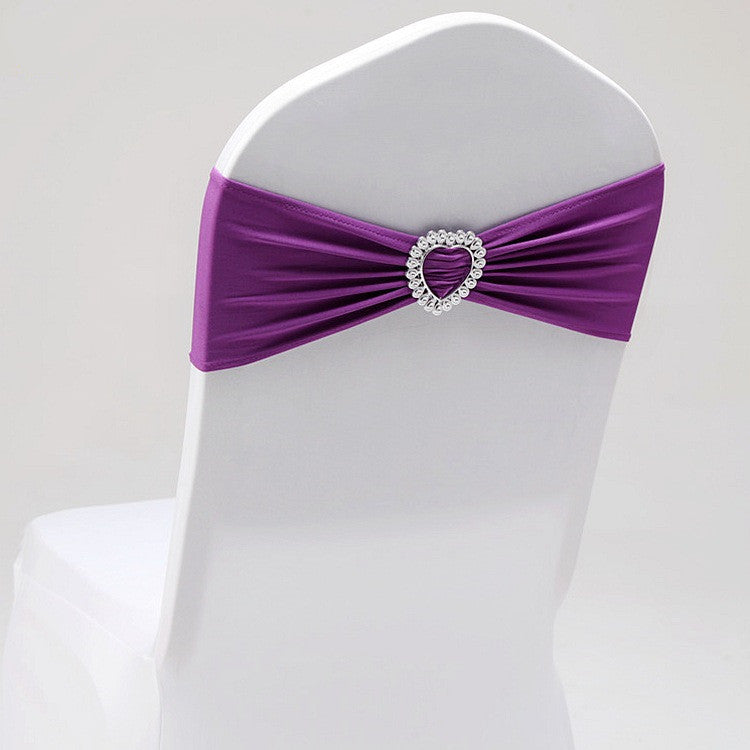 KTX-560211 Heart-Shaped Elastic Chair Cover with Clip for Backrest 36-48cm