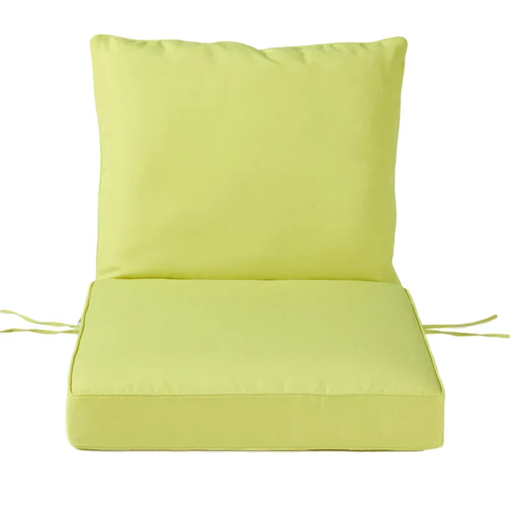 KTX-561811 Outdoor Deep Seat Cushion Set for Patio Furniture - 50 Water-Resistant Polyester Rectangular Cushions