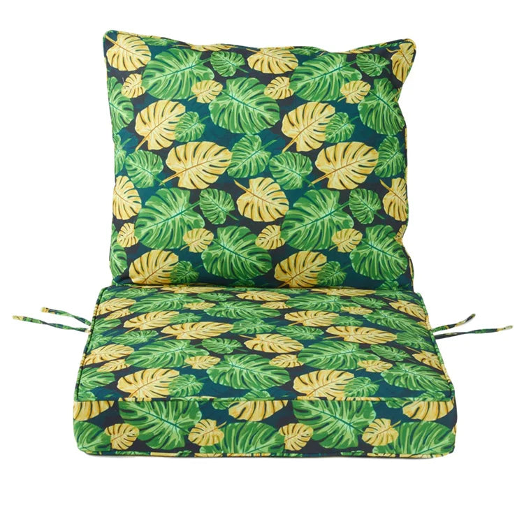 KTX-561811 Outdoor Deep Seat Cushion Set for Patio Furniture - 50 Water-Resistant Polyester Rectangular Cushions