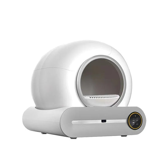 KTX-562899 Smart Automatic 65L Eco-Friendly Cat Litter Box with Deodorizing Feature
