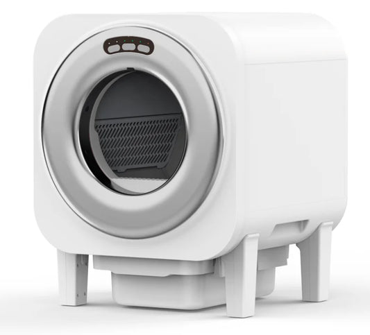 KTX-564051 Smart Automatic Self-Cleaning Cat Litter Box with Health Monitoring and Large Capacity for Multiple Cats