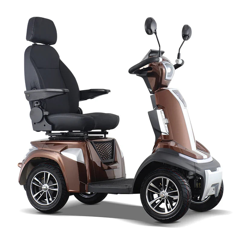 KTX-564627 VIGOROUS SPRITE III 4-Wheel Electric Mobility Scooter for Adults with Comfortable Seat and Heavy Duty Design