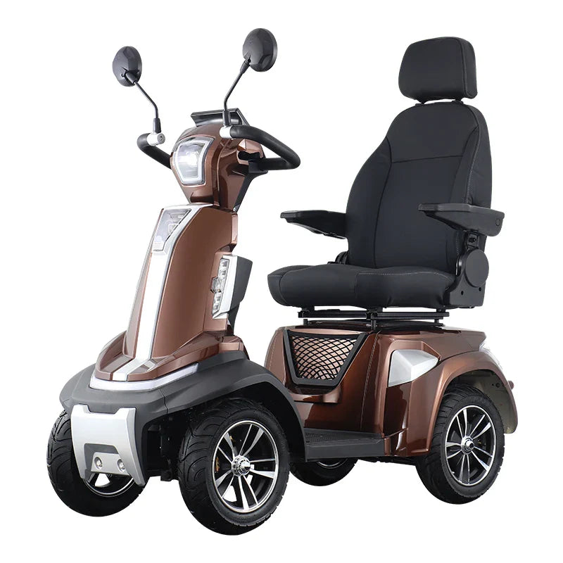 KTX-564627 VIGOROUS SPRITE III 4-Wheel Electric Mobility Scooter for Adults with Comfortable Seat and Heavy Duty Design