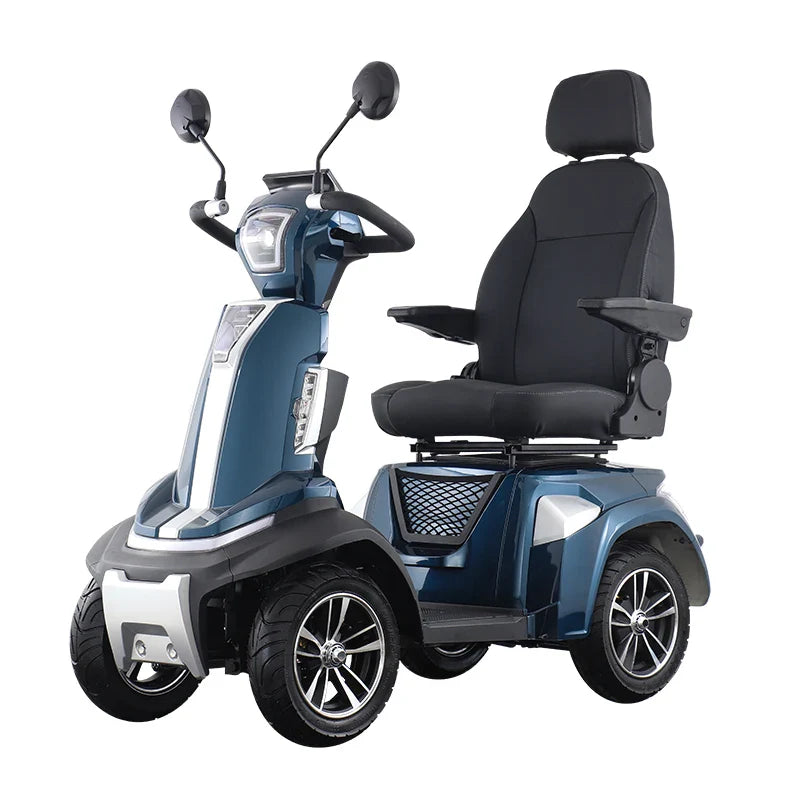 KTX-564627 VIGOROUS SPRITE III 4-Wheel Electric Mobility Scooter for Adults with Comfortable Seat and Heavy Duty Design