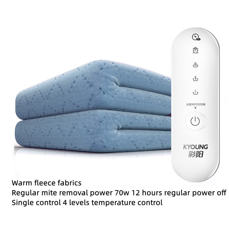 KTX-564755 Temperature Regulating Electric Blanket with Dual Functionality and Non-Slip Design