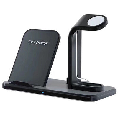 KTX-564819 Wireless Charging Stand with USB and Headphone Output, 10W Max Output, Compatible with Various Smartphones