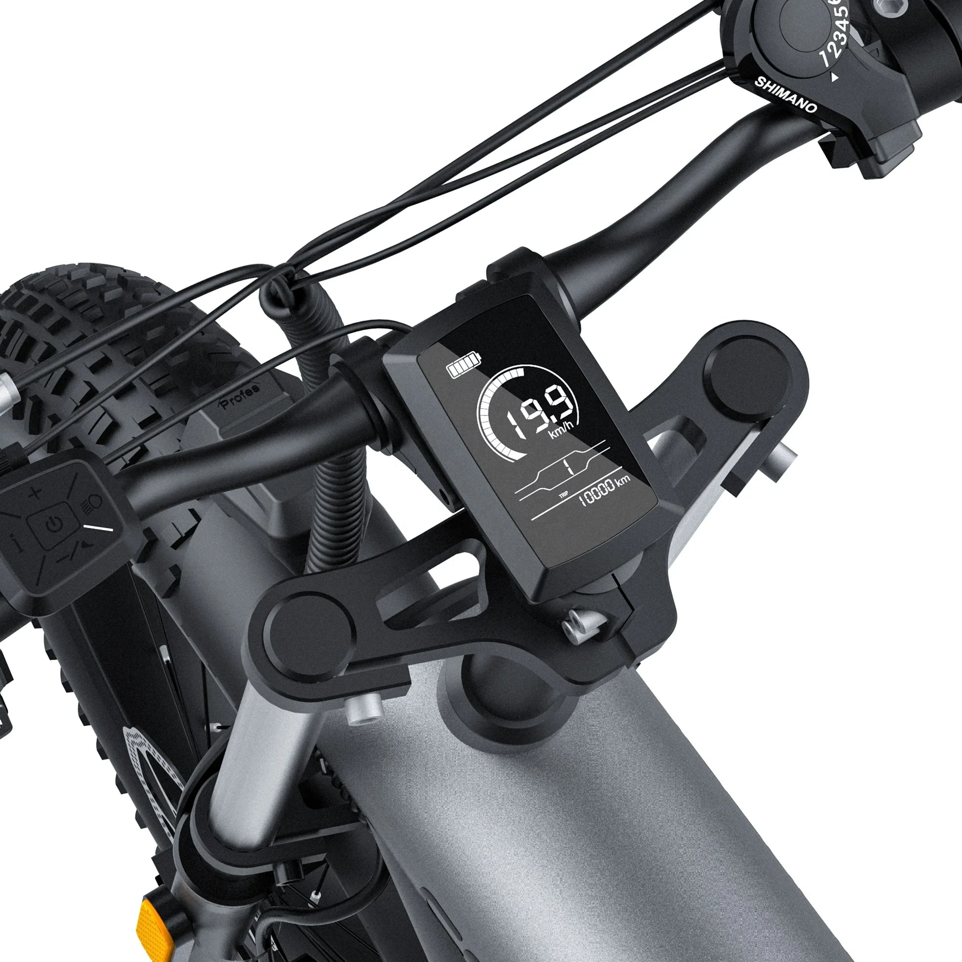 KTX-565459 COSWHEEL T20 Full Suspension 20" Fat Tire Electric Bike 500W 1000W 1500W with 7-Speed Gears and Lithium Battery