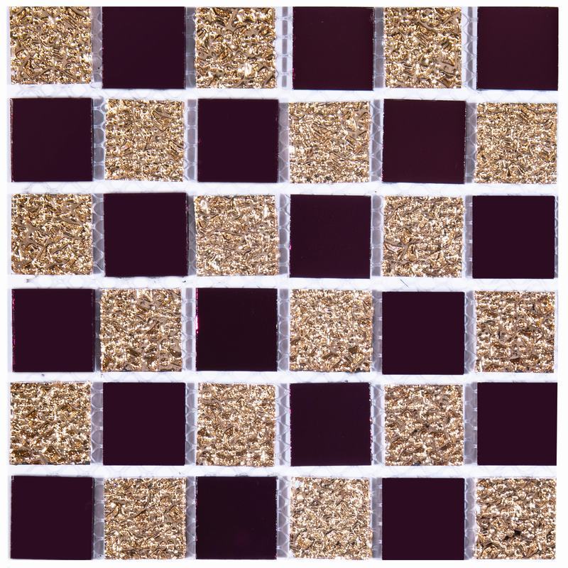 KTX-566611 Self-Adhesive PVC Mosaic Tile Stickers - Waterproof & Non-Slip Wall and Floor Decor, 10x10cm / 15x15cm, Eco-Friendly