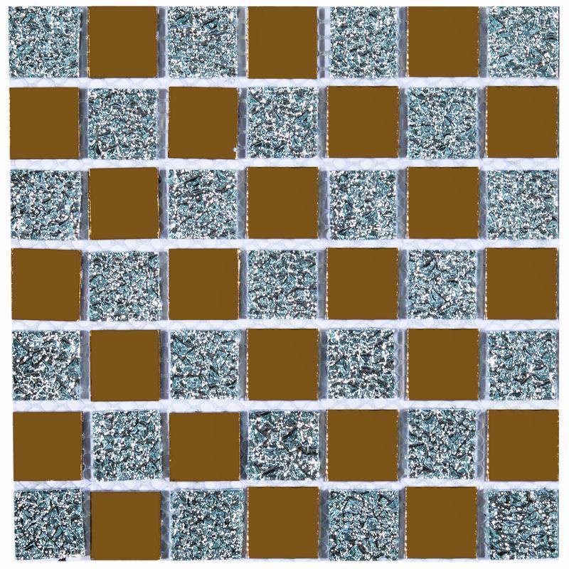 KTX-566611 Self-Adhesive PVC Mosaic Tile Stickers - Waterproof & Non-Slip Wall and Floor Decor, 10x10cm / 15x15cm, Eco-Friendly
