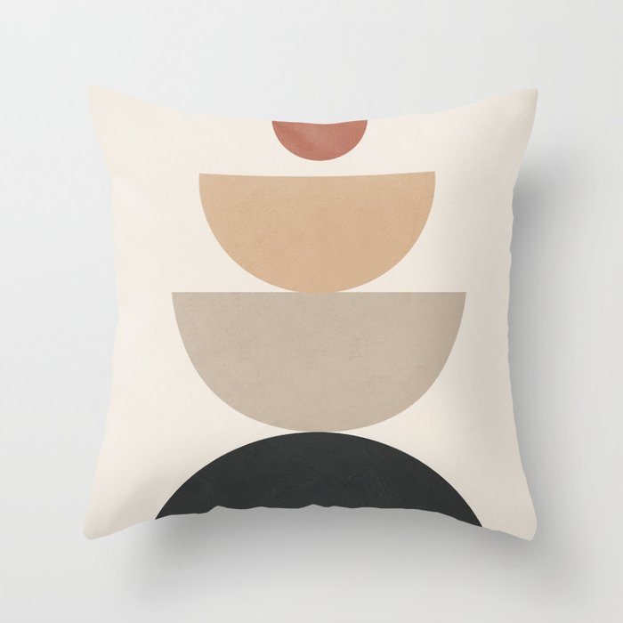 KTX-566739 Geometric Pattern Peach Skin Pillowcase – Nordic Style 45x45cm