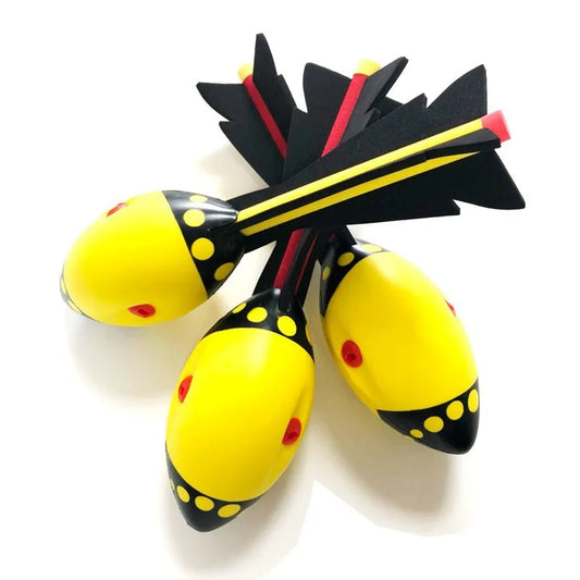 KTX-566739 Soft PU Foam Flying Rocket Outdoor Toy for Kids – Fun Javelin Shape Stress Ball Launcher