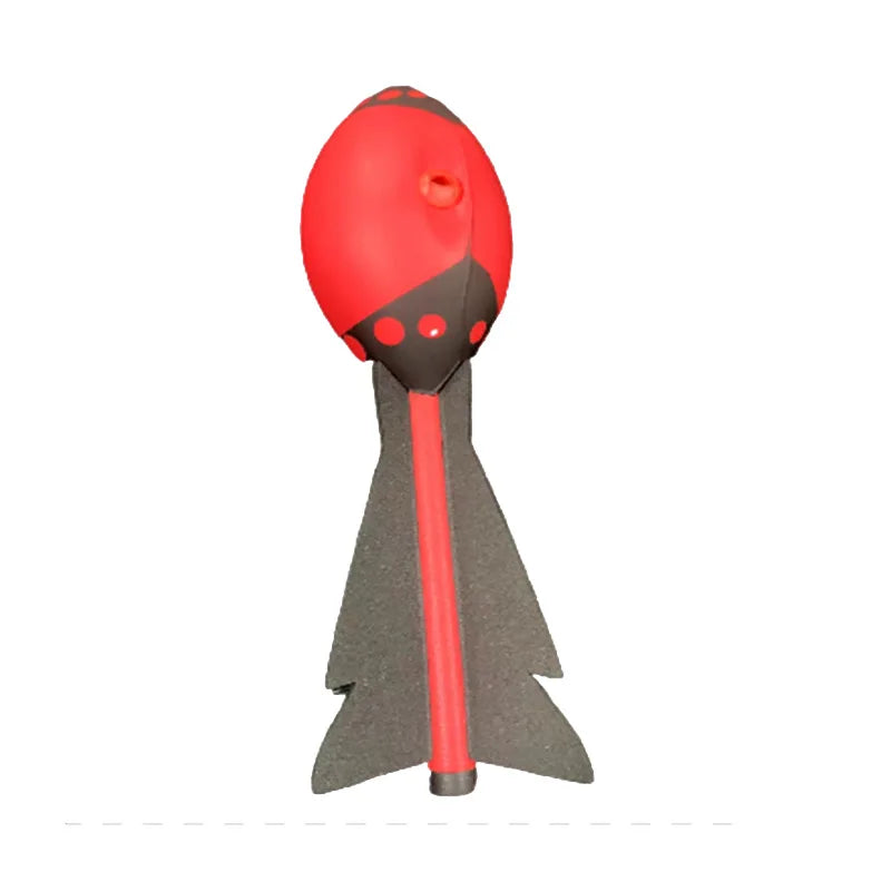 KTX-566739 Soft PU Foam Flying Rocket Outdoor Toy for Kids – Fun Javelin Shape Stress Ball Launcher