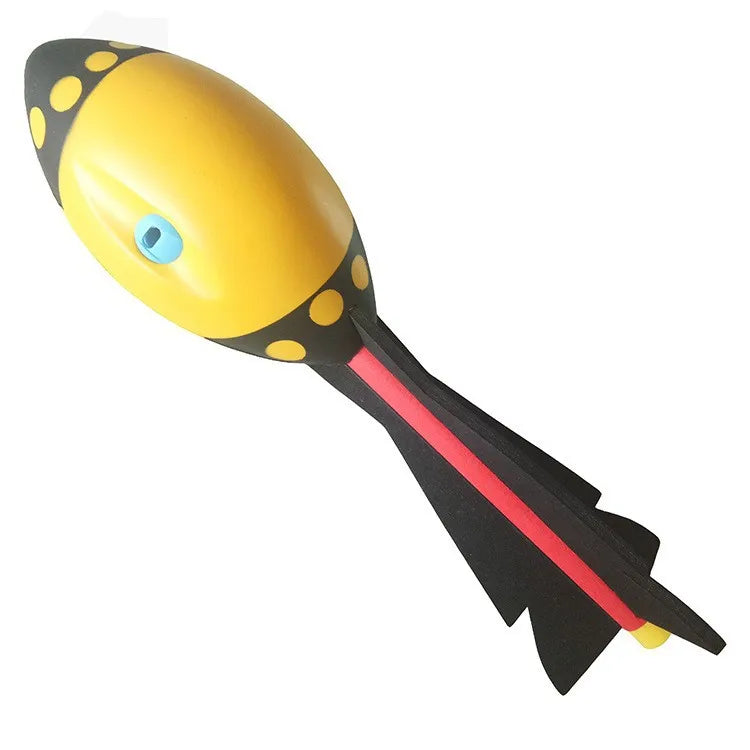 KTX-566739 Soft PU Foam Flying Rocket Outdoor Toy for Kids – Fun Javelin Shape Stress Ball Launcher