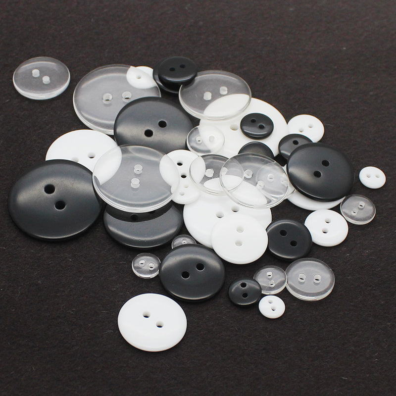 KTX-567891 Four-Eye Suit Coat Inner Pocket Buttons - Available in Multiple Sizes (8mm to 15mm)